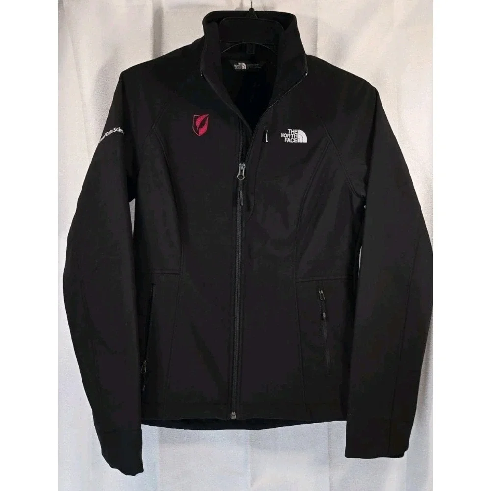 The North Face Womens Apex Bionic Softshell Jacket Black Small Full Zip‎ Coat